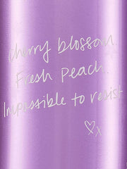 Victoria's Secret Love Spell Body Mist 3-Pack spray-bottle closeup conveys light, airy mist for on-the-go scent