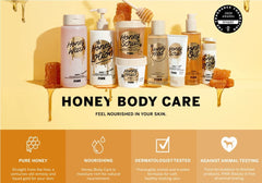 Victoria's Secret Pink Honey bottle back highlights packaging details and long-lasting scent profile.
