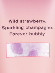 Cap close-up of Victoria's Secret Strawberries & Champagne Fragrance Body Lotion for quick, mess-free application.