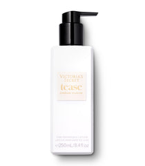 Victoria's Secret Tease Creme Cloud label highlights vanilla meringue and amber notes.
