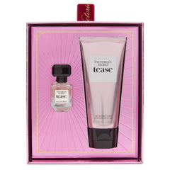Victoria's Secret Tease mini EDP bottle highlighting pear and gardenia for on-the-go scent.