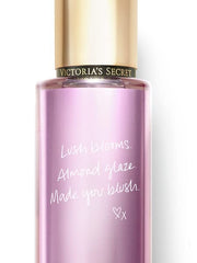 Victoria's Secret Velvet Petals mist close-up enabling on-the-go refresh.