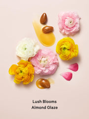 Victoria's Secret Velvet Petals Shimmer label closeup emphasizes almond glaze and bloom notes.