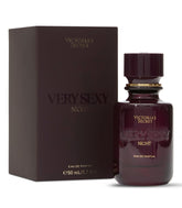 Victoria's Secret Very Sexy Night bottle close-up showing the floral-woody profile for evening allure.