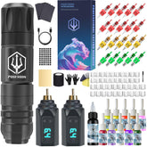 Vidattx Poseidon wireless tattoo pen ready for precise, portable sessions.