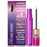 VieBeauti Lash Serum bottle close-up showing a nourishing formula for fuller, healthier-looking lashes.