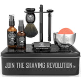 Viking Revolution luxury safety razor ready for a smooth shave.