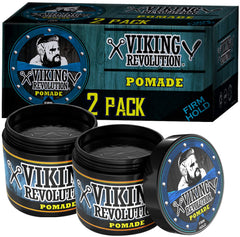 Two-pack Viking Revolution Pomade for ongoing styling