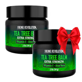 Viking Revolution Tea Tree Oil Cream packaging highlights natural formulation for soothing skin