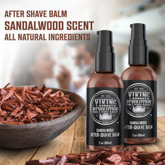Viking Revolution two-pack packaging offers convenient, ready-to-use post-shave care.