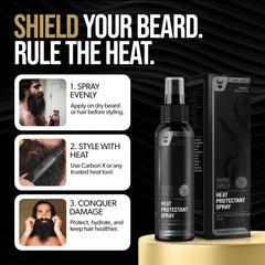 Viking Shield ingredients highlight ricebran, argan and avocado for nourishment.