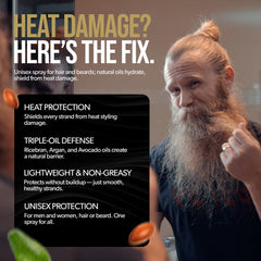 Viking Shield natural fragrance provides a fresh scent while protecting hair.