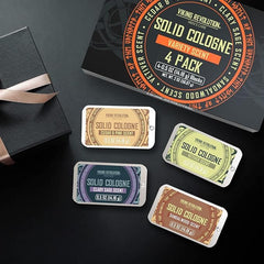 Viking Revolution clary sage solid perfume travel tin in gift set