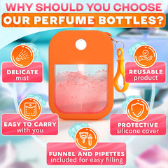 VIKROM transparent square bottle—clear liquid level at a glance.