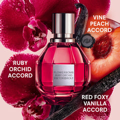 Viktor&Rolf Flowerbomb Ruby Orchid outer packaging signals luxury gifting.
