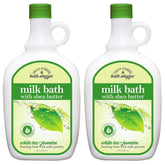 Village Naturals Bath Shoppe white tea jasmine bubbles for a calming soak