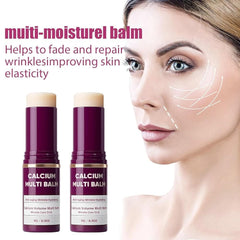 Close-up of creamy texture delivering dewy finish on skin with Vingtank balm