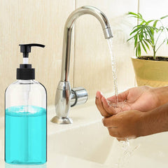 Vioetry clear bottle on kitchen counter shows contents at a glance