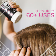 Viori dry shampoo volumizing-effect closeup displays added lift and body