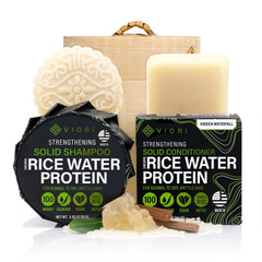 Viori Hidden Waterfall shampoo bar with travel-friendly packaging for easy use