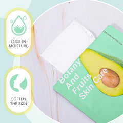Viozakanry scented mask collection close-up highlights cucumber and rose options for refreshing care.