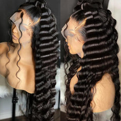 VIPPRETTY 13x6 HD lace front wig front view shows realistic scalp for everyday wear