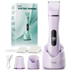 Virelle Hair Remover Razor Bikini Trimmer front view for quick, smooth grooming