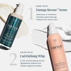 Virtue Curl Defining Whip twisting curls to enhance curl formation