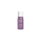 Virtue Flourish sulfate-free shampoo lathering for gentle cleansing.