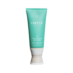 VIRTUE Recovery Conditioner keratin bottle closed delivers rich conditioning and keratin repair for damaged hair.