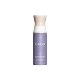 Virtue Volumizing Hair Primer Spray bottle front view showing compact design for root lift.