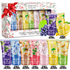 VISCOO seven-pack hand cream gift set rose fragrance for daily moisture and mood-boosting ritual