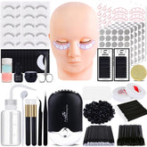 VISCOO eyelash-extension-kit-beginners image demonstrates an all-in-one starter set for confident practice