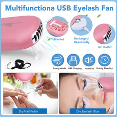 VISCOO lash extension kit with lash fan aids precision practice and faster lash grafting practice.