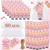 VISCOO pink bear design hand cream for baby shower favors
