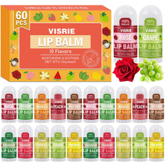 VISRIE mini lip balm Apple pack provides daily moisture for dry lips