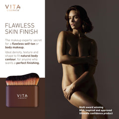 Uso en manos y pies con Vita Liberata para evitar manchas y difuminar.