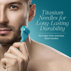 Vitalysse Scalp Derma Roller needles—1200 ultra-fine titanium for durable, gentle treatment.