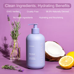 Vitasana EWG Verified badge on packaging signals trusted clean standards.