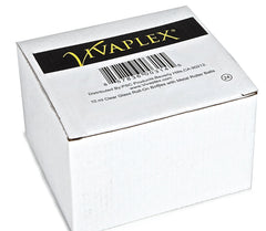 Vivaplex clear glass roll-on bottle cap shown, secure travel-friendly packaging.