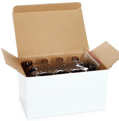 Vivaplex travel-friendly amber bottle 2oz with lid ready for purse or bag.
