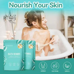 Vivifyrean Bath Bombs with shea butter and Epsom salt offer soothing moisturization and muscle-relaxing feel.