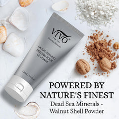 Vivo Per Lei clumps-forming texture during gentle exfoliation