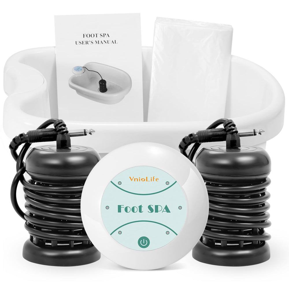 VnioLife ionic foot bath detox machine bag with liners for home use