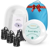 VnioLife Ionic Foot Bath machine front view illustrates compact home detox