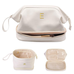 Vogewood bridal-shower gift front view with dual compartments for easy organization.
