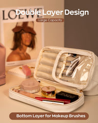 Vogewood makeup brush organizer keeps essentials neat