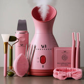 VogueNow facial steamer kit setup for a spa-like home ritual