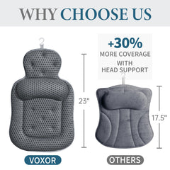 VOXOR pillow uses 5D air mesh for breathable, quick-drying comfort