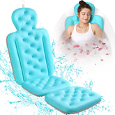 VOXOR full body bath pillow top view delivering spa-like comfort and full head-to-toe support
